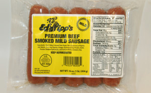Ed Hipp’s Premium Beef Smoked Mild Sausage