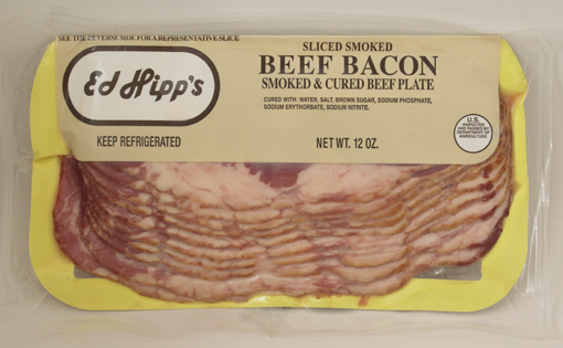 Ed Hipp’s Sliced Smoked Beef Bacon