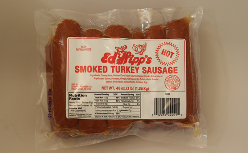 Smoked Turkey Hot Sausage