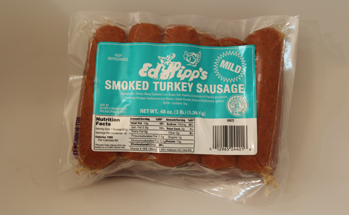 Ed Hipp’s Smoked Turkey Mild Sausage